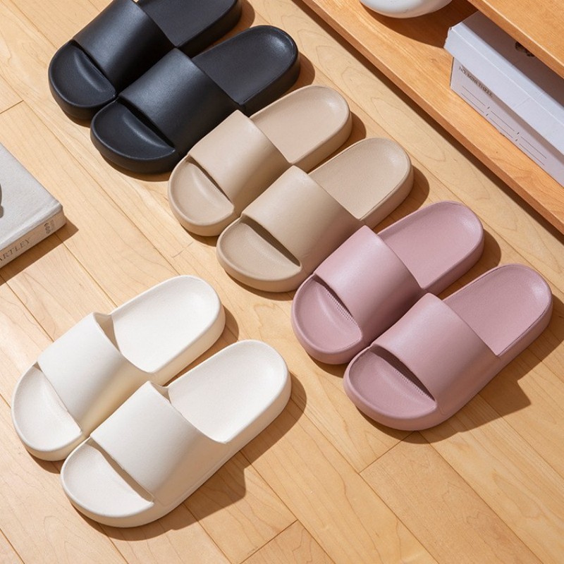 Home Bathroom Wear - SHAJI Damen Cloud Pillow Slides mit