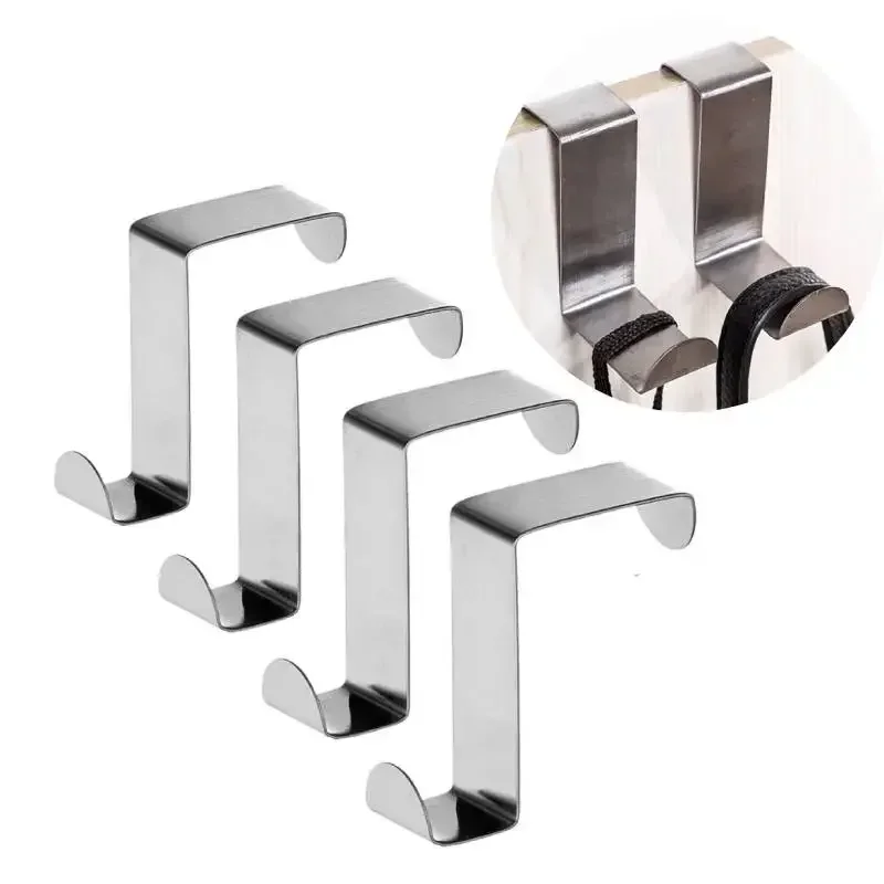 Home Bathroom Gadgets - Z-förmiger Badezimmerschrank mit Haken aus Edelstahl