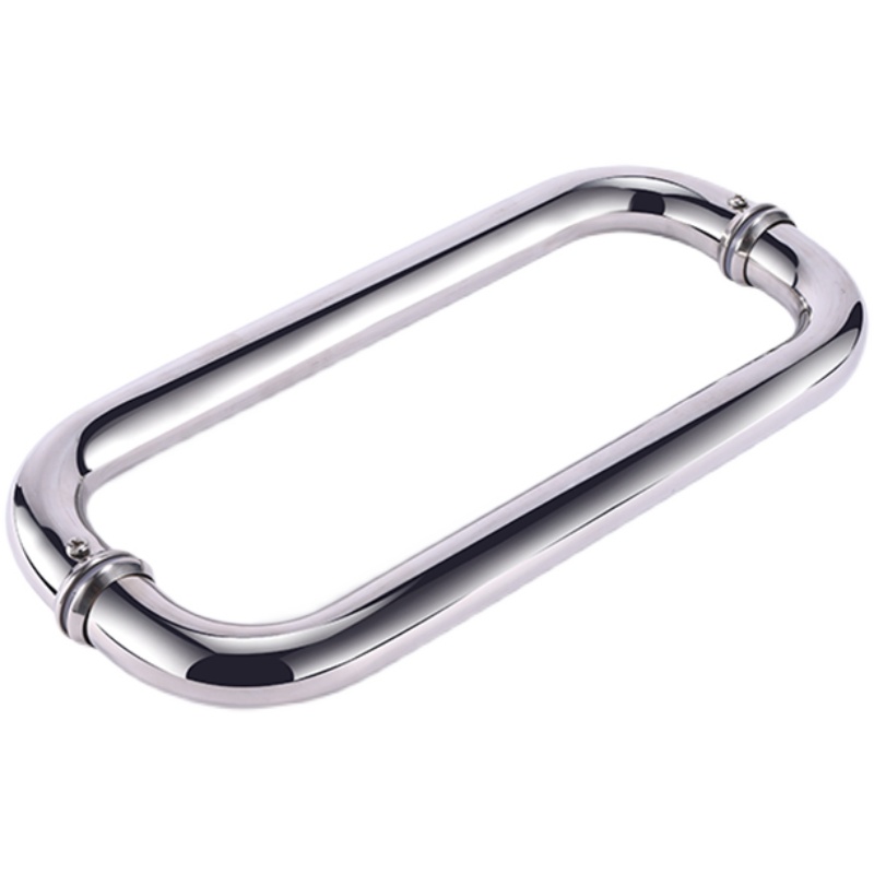 Home Bathroom Gadgets - 1 Paar Edelstahl-Glastürgriffe, Badezimmer-Türhandlaufknöpfe, Heimdekoration, Reparatur,