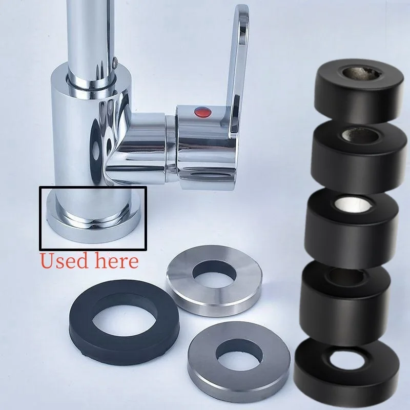 Home Bathroom Gadgets - 1Pc Schwarz Dusche Wasserhahn Dekorative Abdeckung