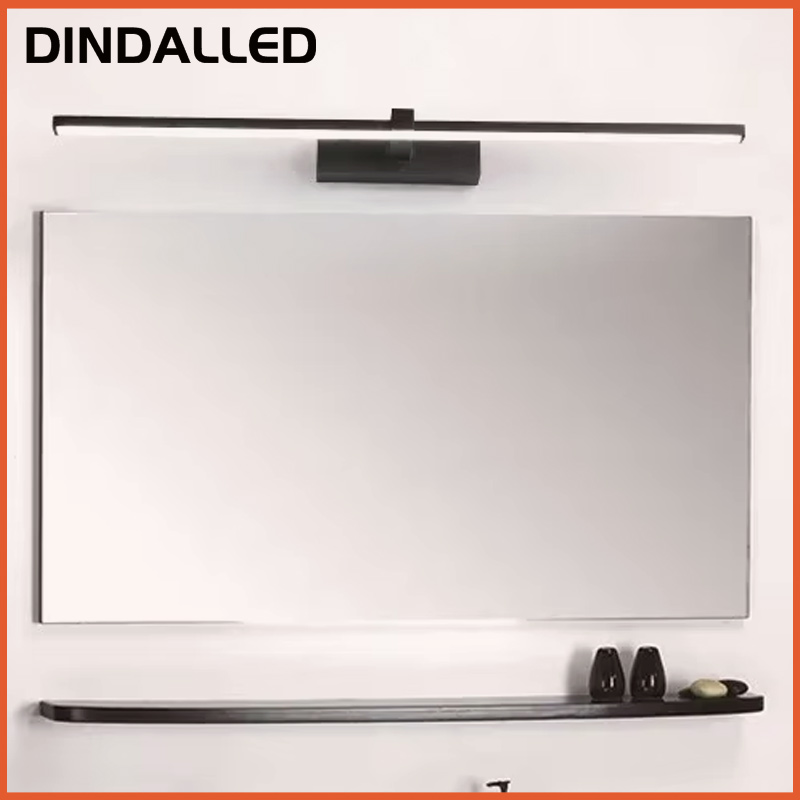 Home Hardware Bathroom Mirrors - Moderne LED-Badezimmer-Wandleuchte mit dreifarbigem Licht, Spiegel,