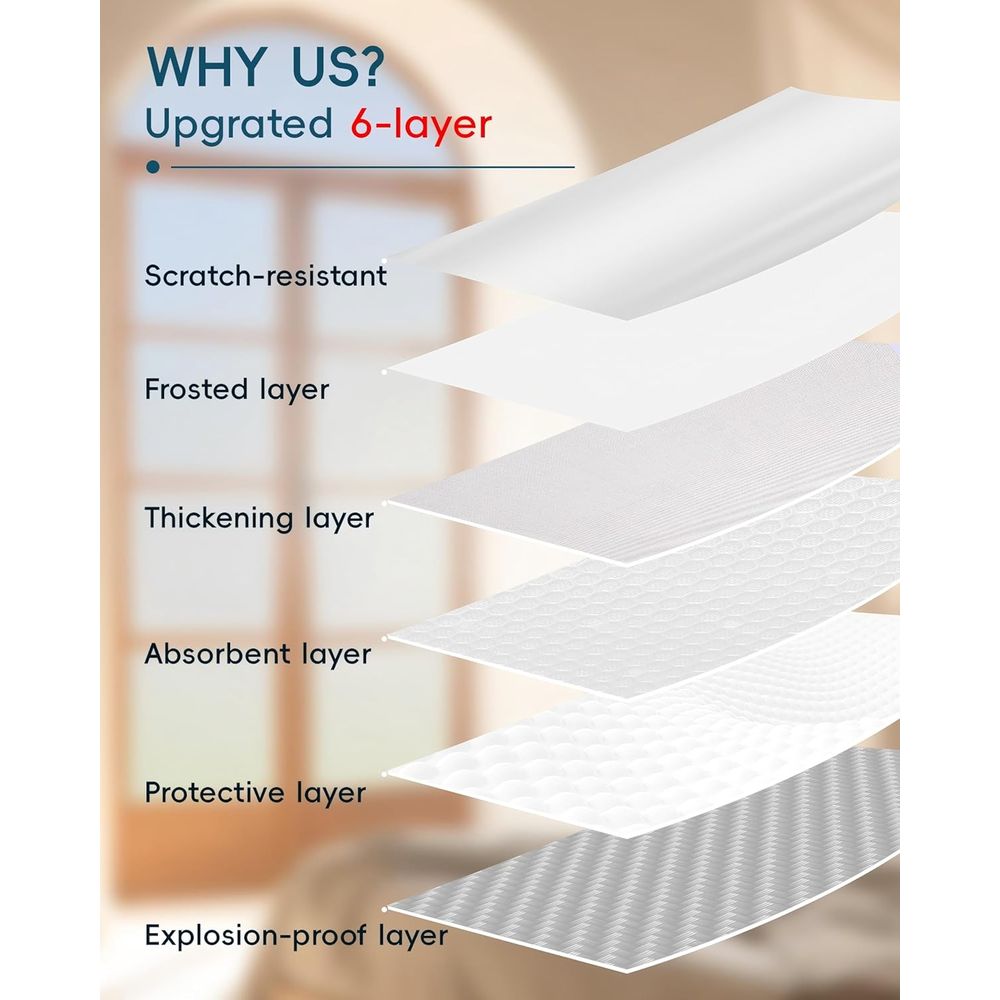 Dekorative Sichtschutzfolie fü – Home Bathroom Window Tint Bewertung und Preis