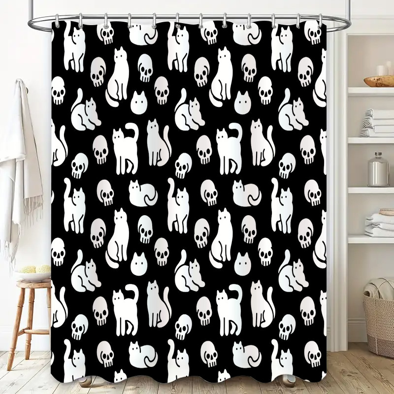 Duschvorhang mit Katzenmotiv,  – Home Bathroom Design Ideas Bewertung und Preis