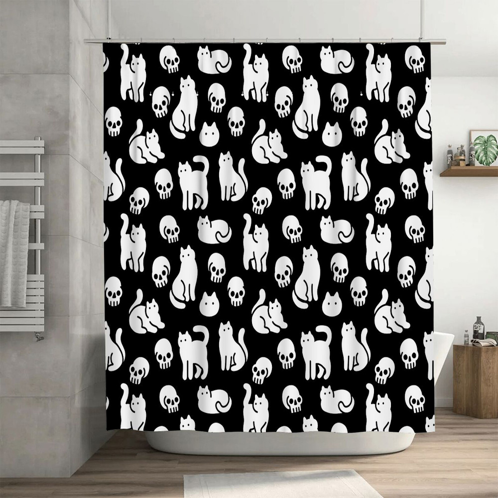 Duschvorhang mit Katzenmotiv,  – Home Bathroom Design Ideas Bewertung und Preis