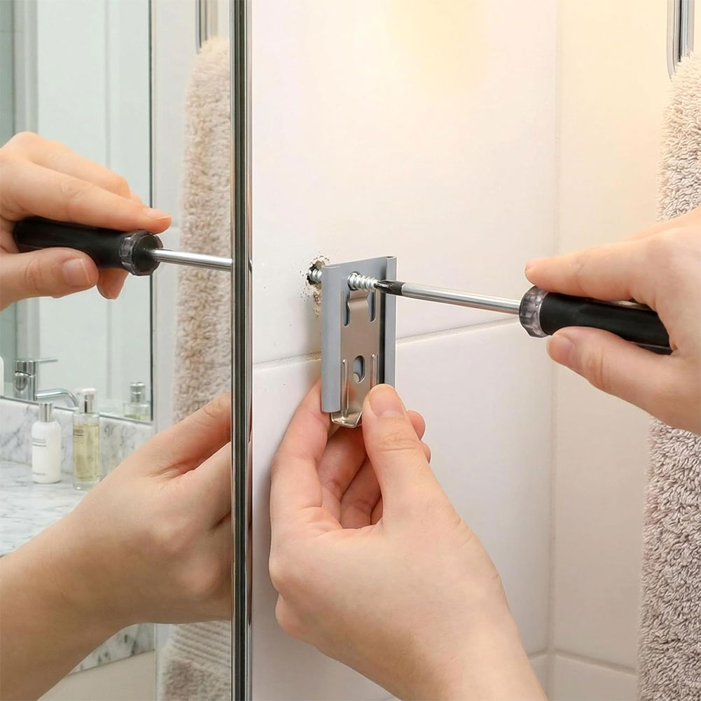 Badezimmerspiegel-Hardware, ve – Home Hardware Bathroom Mirrors Bewertung und Preis