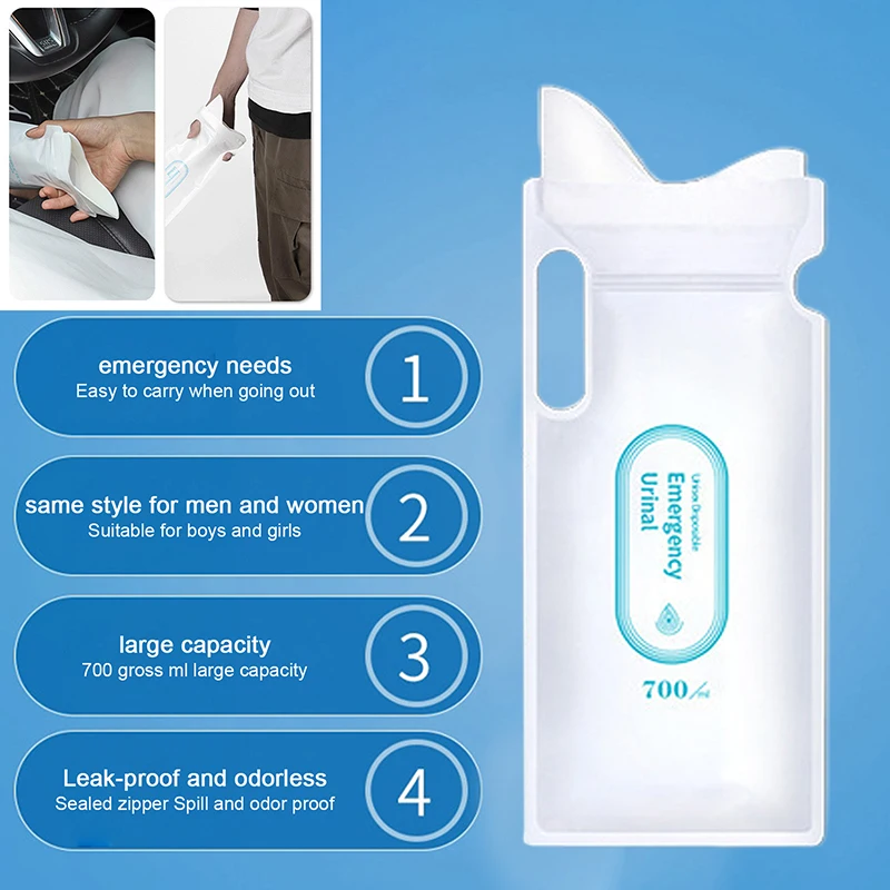 4pcs 700ml Auto Urin beutel No – Home Bathroom Urinal Bewertung und Preis