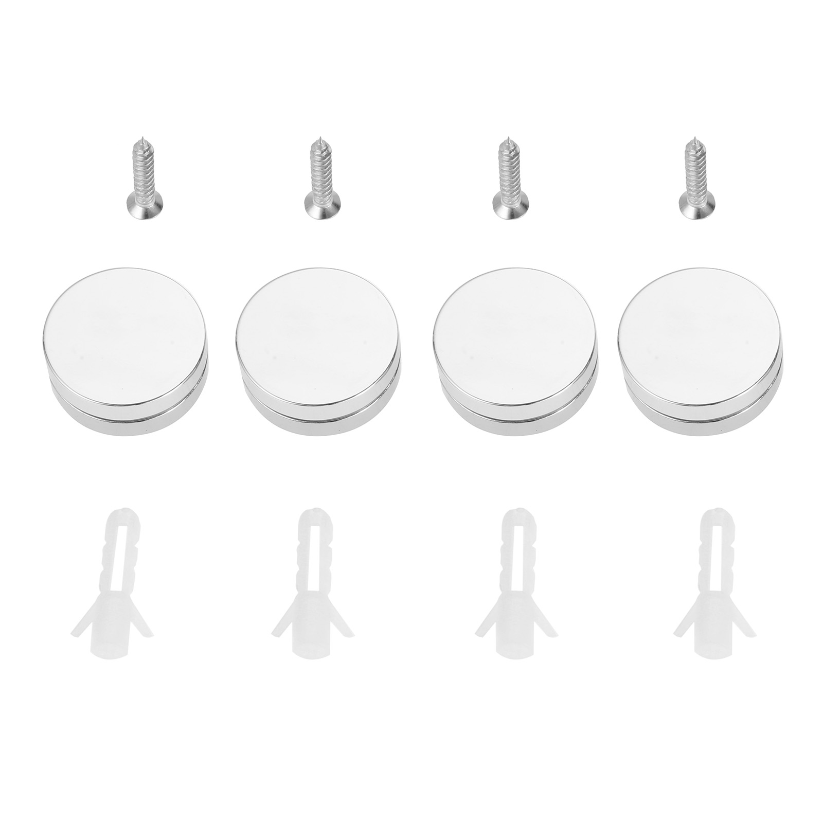 4Pcs 27mm Runde Glas Clamp Spi – Home Hardware Bathroom Mirrors Bewertung und Preis