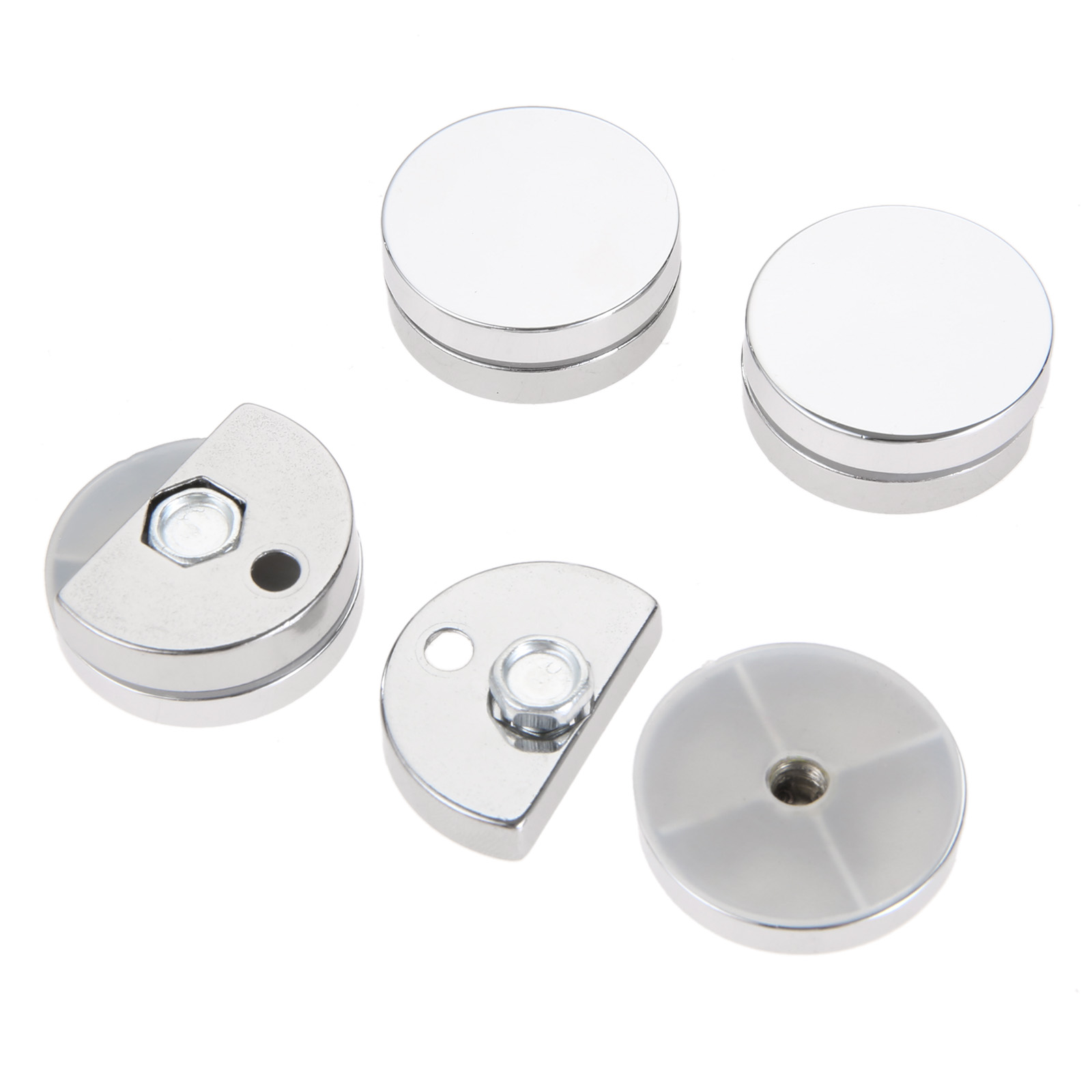 4Pcs 27mm Runde Glas Clamp Spi – Home Hardware Bathroom Mirrors Bewertung und Preis