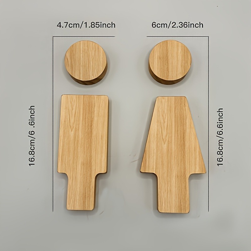 2-teiliges Badezimmerschild au – Home Office Bathroom Bewertung und Preis