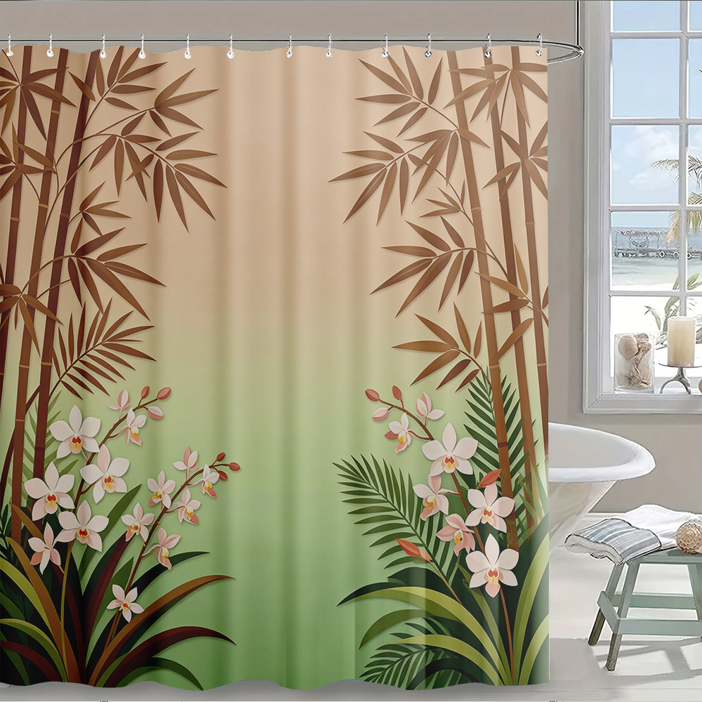 Wasserdichter Botanischer Trop – Home Bathroom Design Ideas Bewertung und Preis