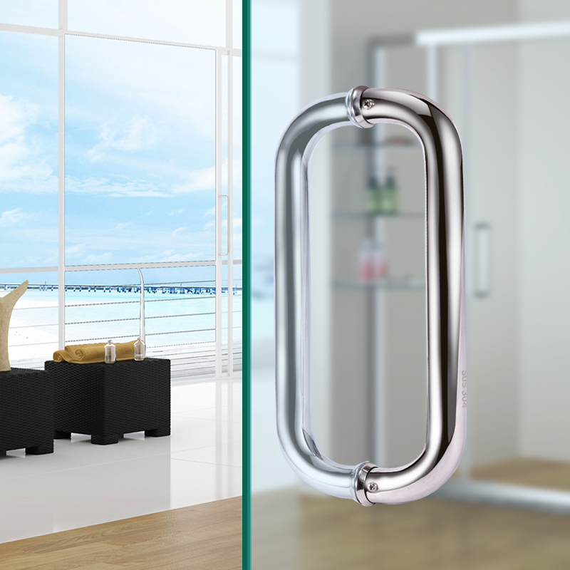 1 Paar Edelstahl-Glastürgriffe – Home Bathroom Gadgets Bewertung und Preis