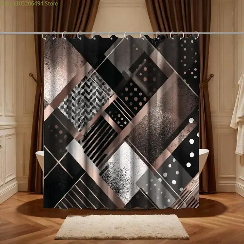 Moderner Geometrischer Abstrak – Home Bathroom Design Ideas Bewertung und Preis