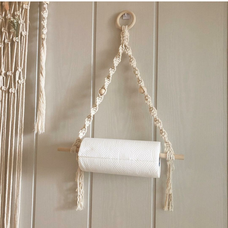 Makramee Papier Handtuch halte – Home Bathroom Gadgets Bewertung und Preis