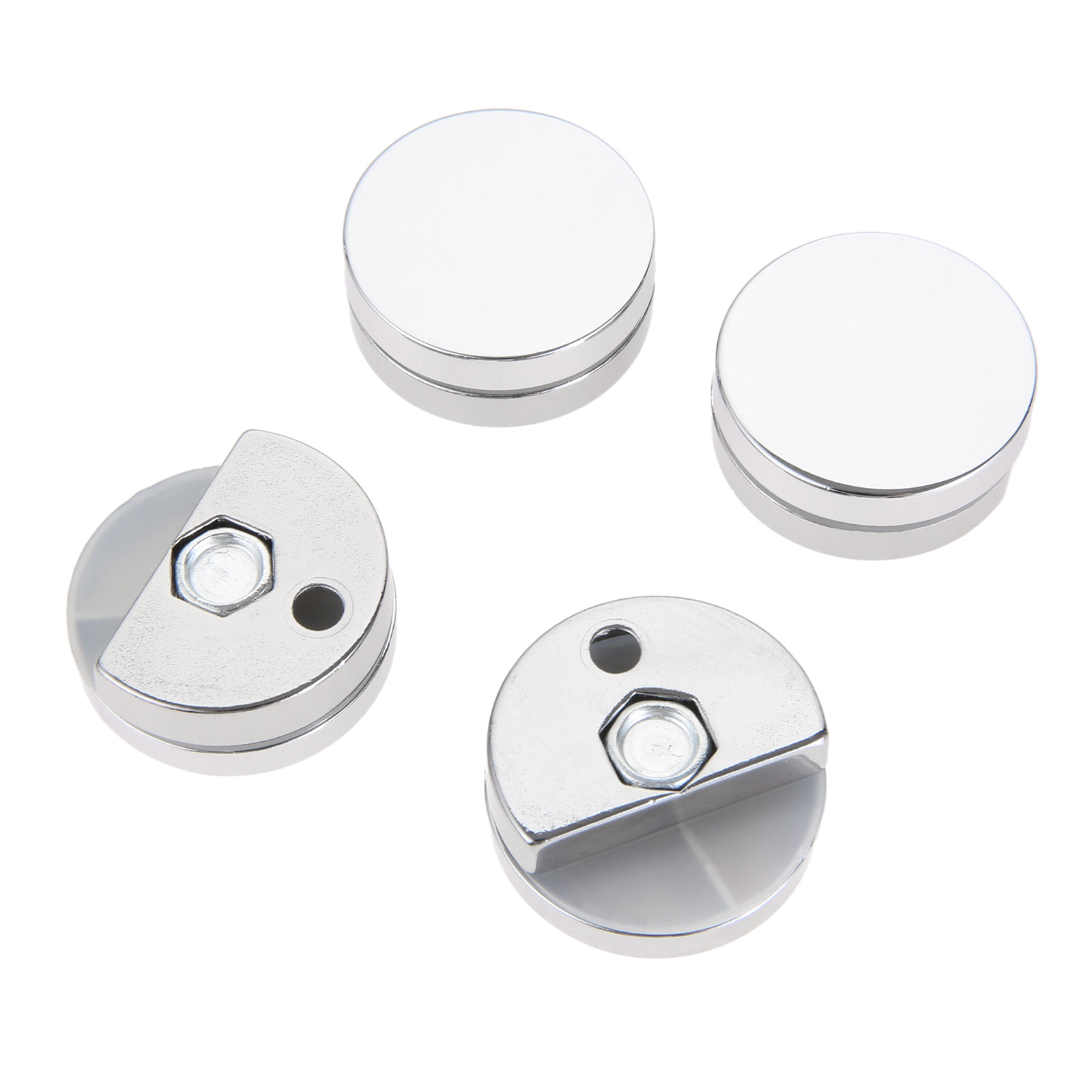 4 Stück 27mm Runde Glasklemmen – Home Hardware Bathroom Mirrors Bewertung und Preis