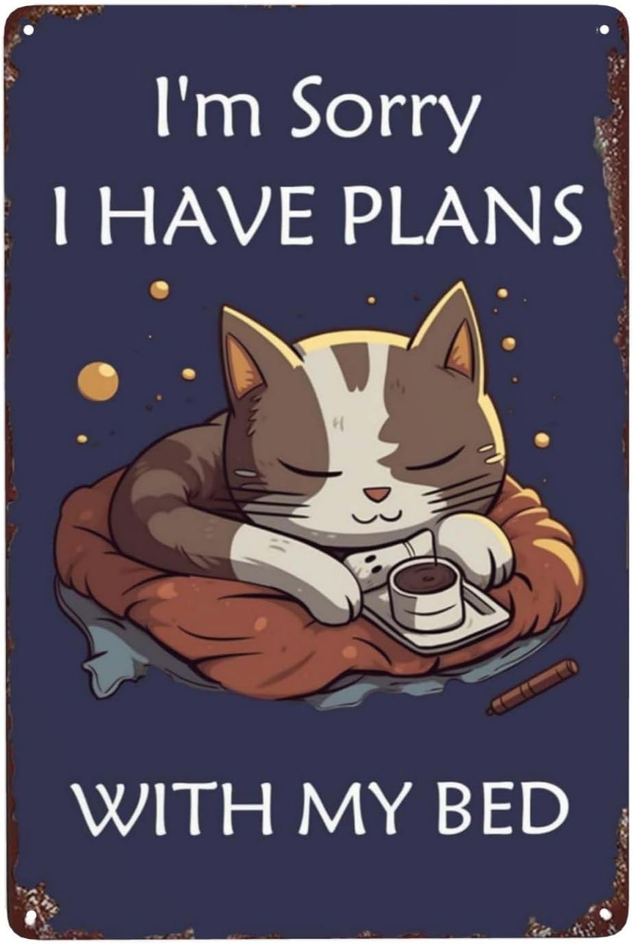 Apology Cat Metallposter 8X12I – Home Bathroom Plan Bewertung und Preis