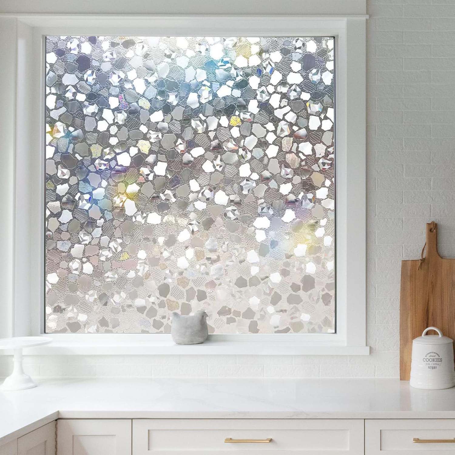 Frosted-Glas-Fensteraufkleber, – Home Bathroom Window Tint Bewertung und Preis