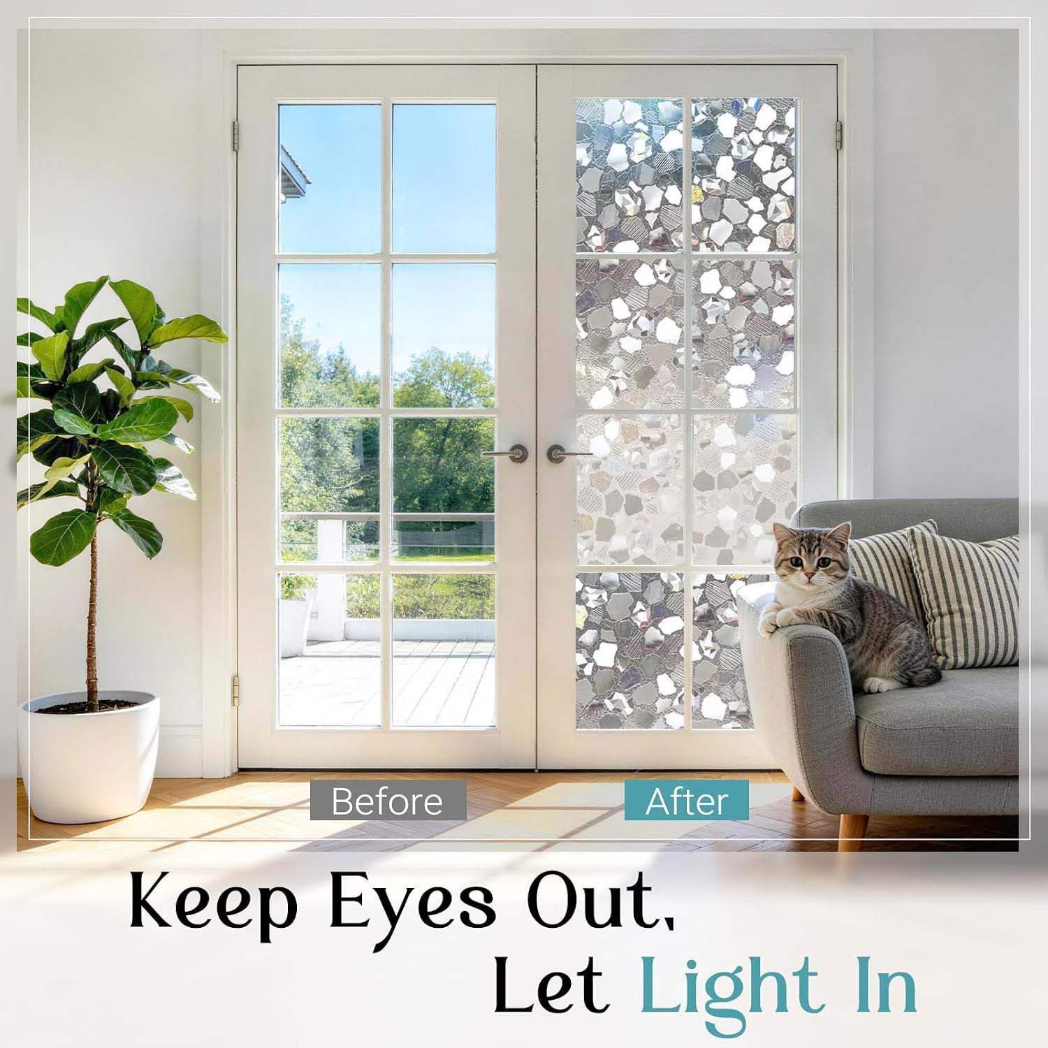 Frosted-Glas-Fensteraufkleber, – Home Bathroom Window Tint Bewertung und Preis
