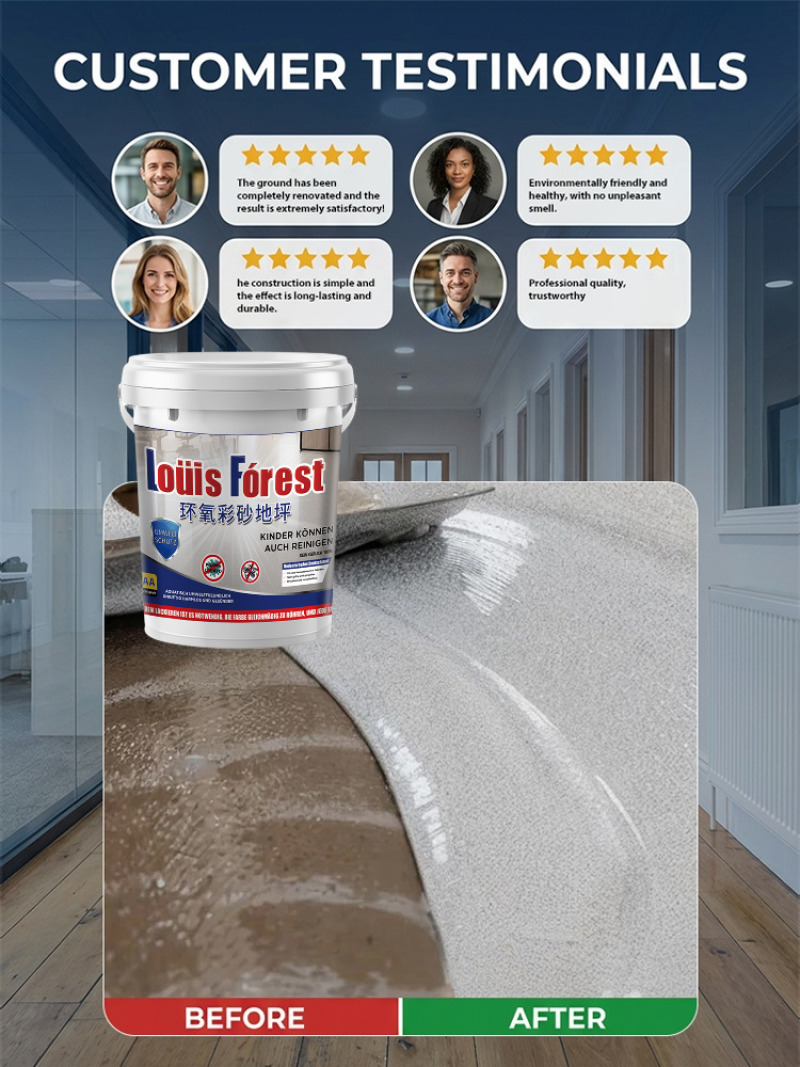 Epoxid-Terrazzo Selbstverlaufe – Home Bathroom Wear Bewertung und Preis
